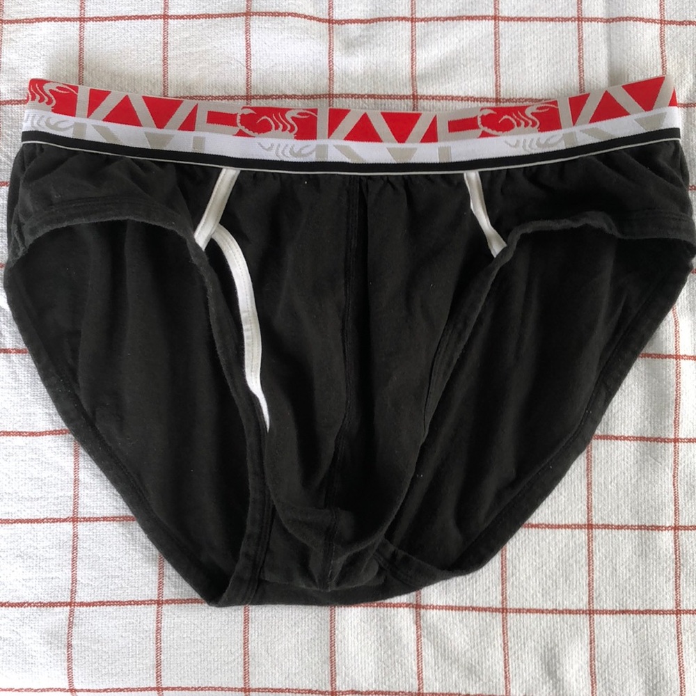 Kalvon Fu Black Briefs - XL fits like Medium